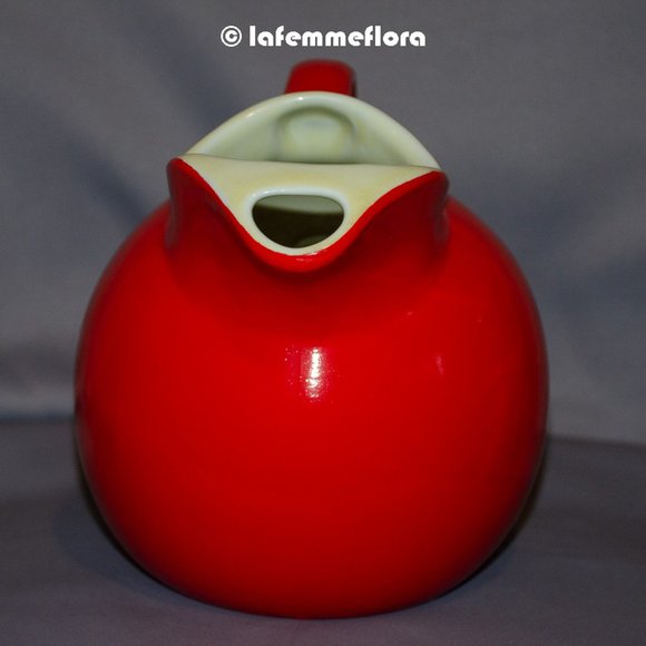 Vintage Hall's Red Pitcher - Picture 2 of 4
